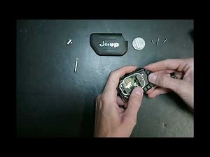Jeep Wrangler Key Fob Recessed Button Upgrade