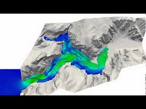 Simulation of a dambreak