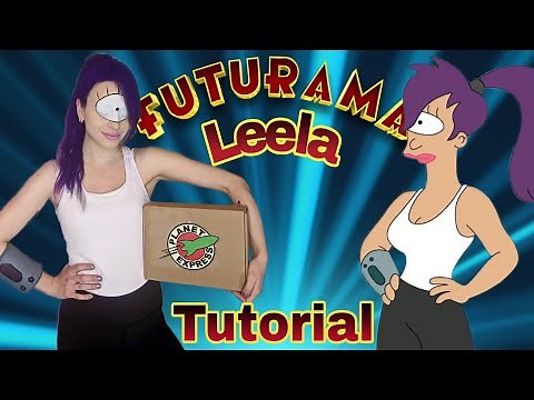 Turanga Leela Makeup and Costume Tutorial | Easy Futurama Cosplay/Halloween DIY