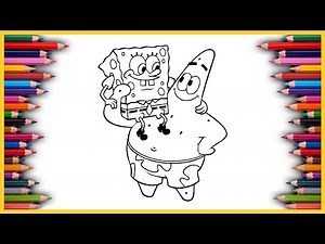 Coloring SpongeBob SquarePants & Patrick Star | SpongeBob Coloring Pages | Draw and Colors