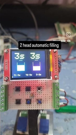 2 head automatic and manual filling controller