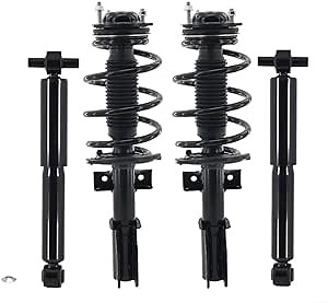 PM Auto Front-Rear Set 4 Quick Complete Strut-Shock Compatible With 2017 GMC Acadia Limited