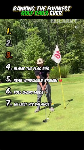 Ranking the Funniest Golf Fails Ever #funny #golf #fail #funnygolf #shorts
