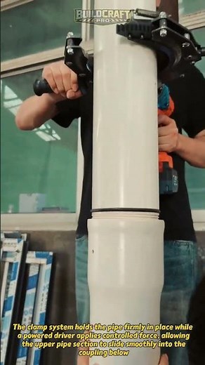 PVC Pipe Joining Tool in Action! Fast & Precise Installation #construction #plumbing #tools