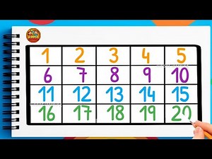 1 to 20 Number Learning for Kids | Fun Preschool Counting Video
