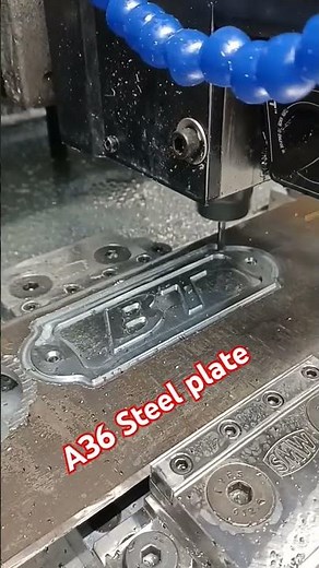 Machining A36 steel plate with the @LangmuirSystems MR-1