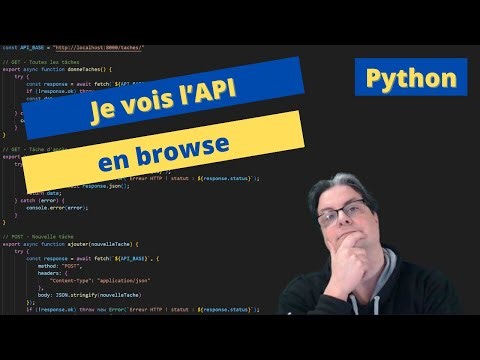 Python : Appels FastAPI dans le frontend