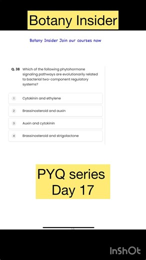 PYQ Series Day 17 CSIR NET Lifesciences December 2025 ​⁠‪@BotanyInsider‬