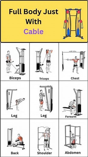 🔥Cable Training Masterclass: All Muscles, One Machine 🔥