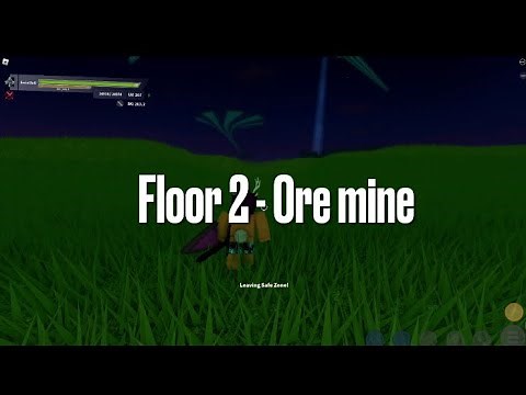 Floor 2 Ore Mine in SBO:R || How to get iron and copper ores || Sword Blox Online Rebirth ROBLOX