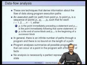 Mod-07 Lec-12 Introduction to Machine-Independent Optimizations-Part 2 Data-flow Analysis