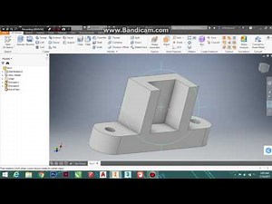 Cara mengubah proyeksi 2D menjadi 3D - INVENTOR 2017