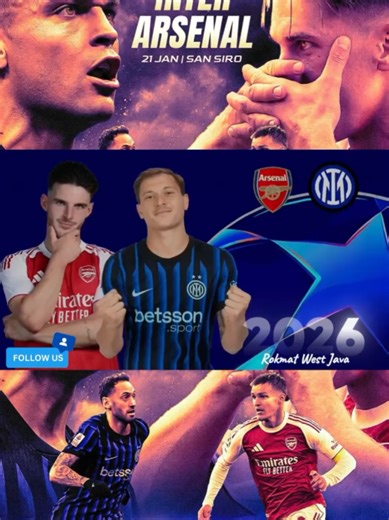 ARSENAL V INTER MILAN 🗓Rabu 21 Januari 2026 🏆UEFA Champions League 2025/2026 🏟Giuseppe Meazza #football #arsenal #intermilan #uefachampionsleague #CapCut @arsenal