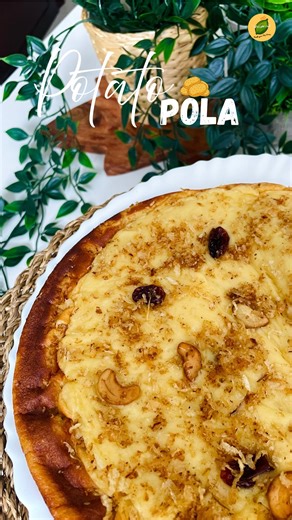Elakkai 🥘 by Raiza on Instagram: "Potato pola… aka…pudding pola..🥔🥔🥧 #potatopola #onepanmeal #quicksnacks"