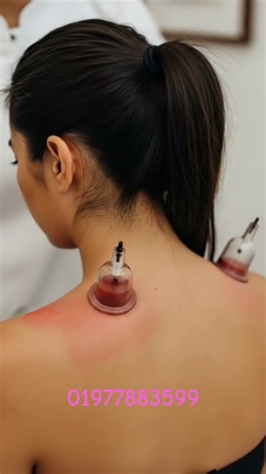 Neck pain for cupping 😔