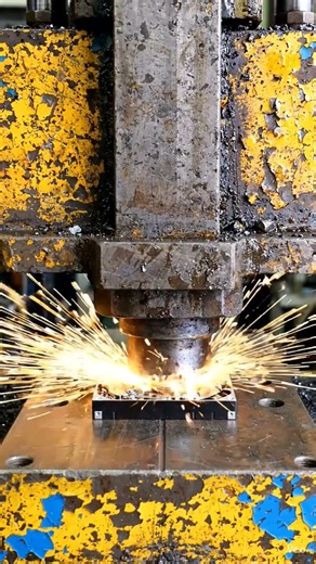 Hydraulic Press Crushing Hard Drive