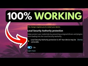 How to Enable Local Security Authority LSA Protection in Windows 11