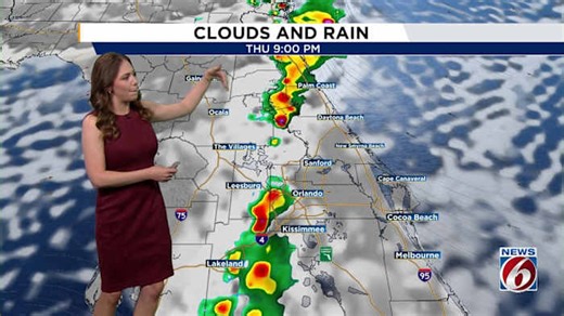 LIVE RADAR: Summer-like feel in Central Florida with late-arriving storms