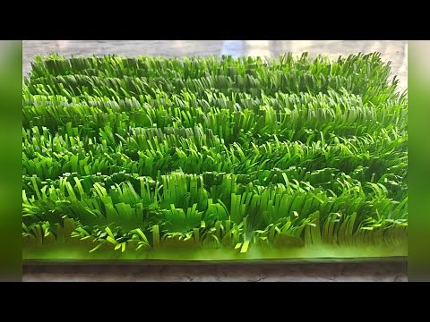 DIY Artificial Grass | How To Make Artificial Paper Grass At Home