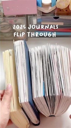 2025 journals flip through 🌱✨ #journalwithme #commonplacebook #scrapbooking