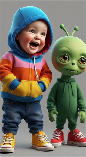 Adorable Baby & Alien Dance Craze!
