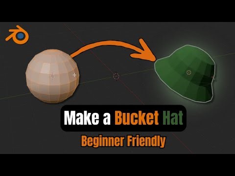 Bucket Hat Modeling in Blender | Beginner Friendly