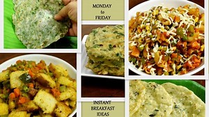 Monday to Friday quick breakfast ideas | Ambika Shetty's Kitchen