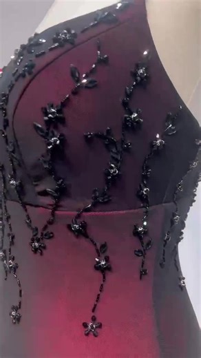 Red and Black Vintage 90S Prom Dress - Etsy