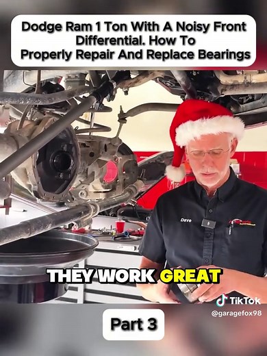 How to Repair Noisy Front Differential Bearings on a Dodge Ram