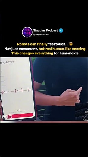 Humanoid Robots Can Now Feel Touch Like Humans 🤯