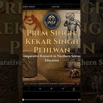 Learning Material: Comparative Study, Prem Singh (Kekar Singh Pehlwan)