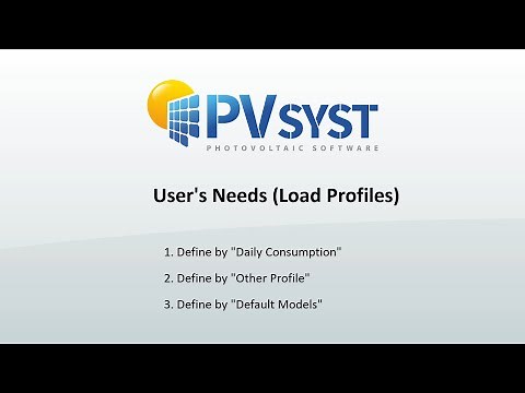 PVsyst 7 - Project 003 - User's needs (Stand Alone system)