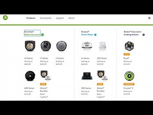 How to Buy Products from iRobot.com | Roomba official website