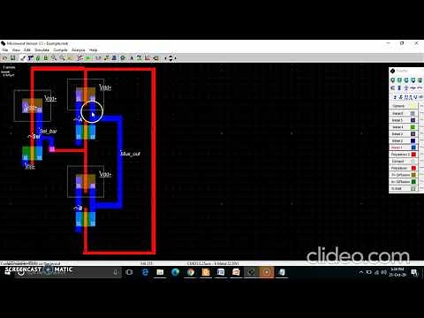 Lecture8_Part 3_CMOS 2:1 MUX using Transmission Gate in Microwind