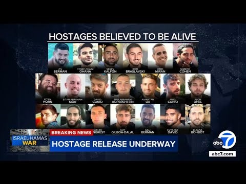 First 7 hostages freed in Gaza ceasefire are in Israeli custody