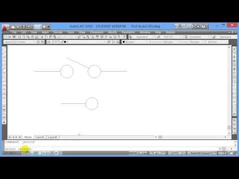 Creating a switch symbol in AutoCAD