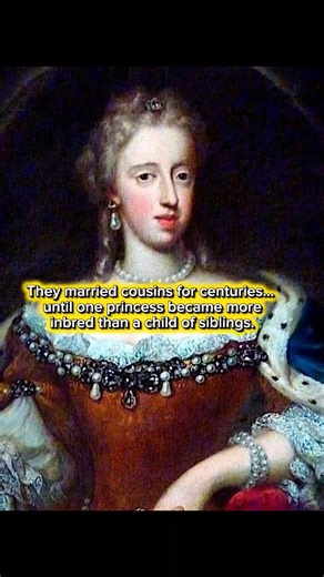 HABSBURG INBREEDING: The Princess With a Higher Coefficient Than Siblings 😳 #history #art