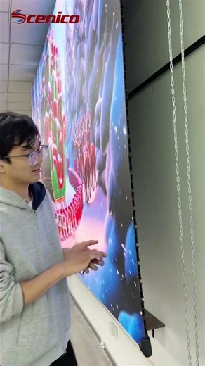 Remote controlled,Smooth&Elegant Lift. #leddisplay #ledscreen#technology