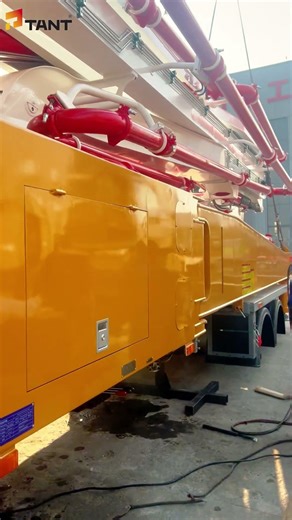 Factory Performance Test of 50 Meter Concrete Pump #pump #concrete #movie #constructionlife#boom