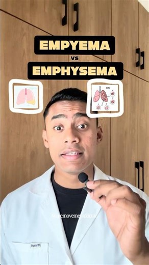 Empyema vs Emphysema | Physiotherapy | Pulmonary conditions #physiotherapy