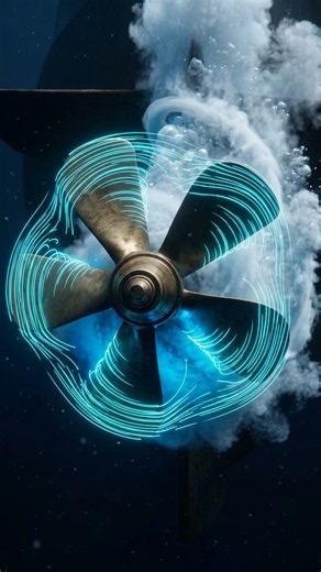 How a Ship Propeller Works Underwater ⚙️🚢 #machineanatomy