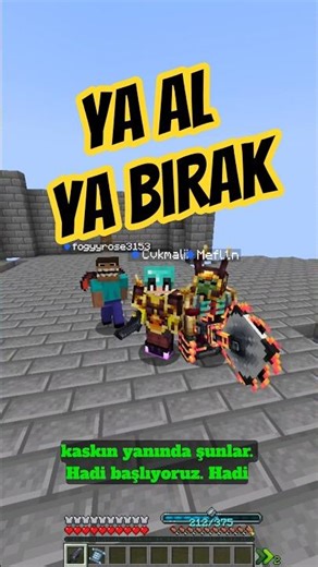 Minecraft: You Either Take It or Leave It #minecraft #minecraftshorts