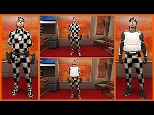 GTA 5 GLITCH 4 TENUES MODDER FULL DAMIER/HAUT TRON CEINTURE DE POLICE 1.50