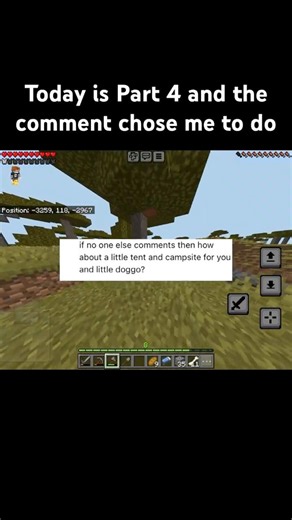 You choose what I do until I beat Minecraft Part 4! Like and Sub! Minecraft Bedrock