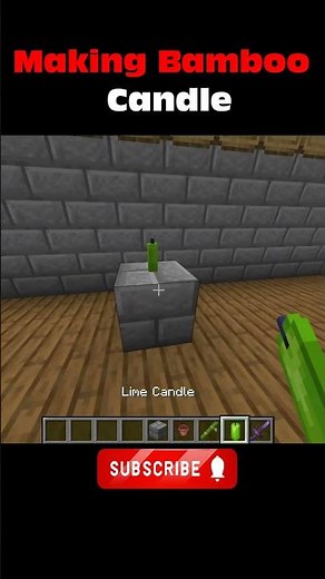 EASY Bamboo Candle in #minecraft 🕯️🎍 2026 Tutorial #minecraftshorts
