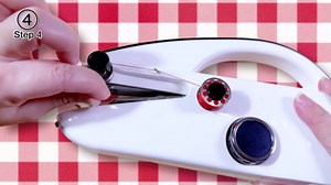 Handheld Sewing Machine Cordless – Portable Mini Handheld Sewer, Pocket Sewing Machine for Quick Repairs, Handy Stitch, Travel Stitch Sew Quick, Home & DIY Fabric (White)