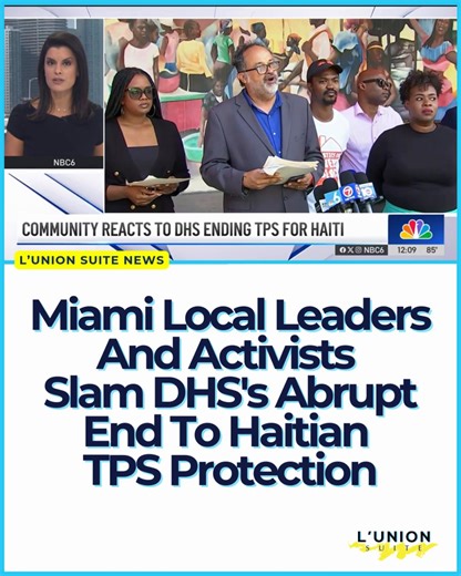 Local leaders and activists gathered at the Little Haiti Cultural Center on Tuesday for a fiery news conference, decrying the U.S. Department of Homeland Security's (DHS) sudden decision to terminate Temporary Protected Status (TPS) for #Haitian nationals. Hosted by the Family Action Network Movement (FANM), the event highlighted the "immediate termination" announced on November 25, a move that slashes the previous expiration date from February 3, 2026, and thrusts hundreds of thousands into dep