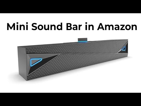 Amazon basic mini Sound Bar | Compact Bluetooth Speaker 