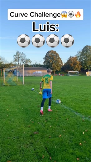 Curve Challenge😱⚽️🔥🪵! #shorts
