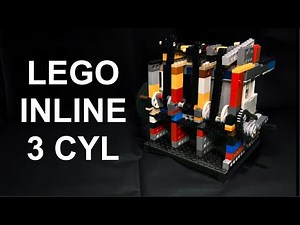 3 CYLINDER Lego Vacuum Engine